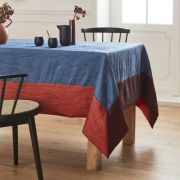 Nappe Taffetas en polyester bleu pétrole 170x250 - NYDEL