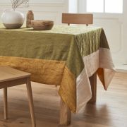 Nappe Taffetas en polyester kaki 170x250 - NYDEL