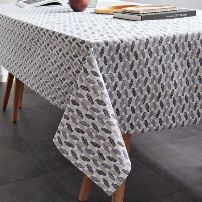 Nappe Texture coton enduit acrylique Ficelle 160x200 - NYDEL