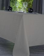 Nappe Venezia polyester chamois ovale 160x240 - NYDEL