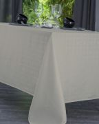 Nappe Venezia polyester sable 160x160 - NYDEL