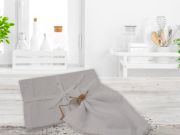 Serviette Organic chanvre/coton bio sable 50x50 - NYDEL