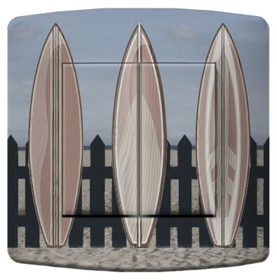 Interrupteur déco Mer / Surf-2 double - La Maison de Gaspard