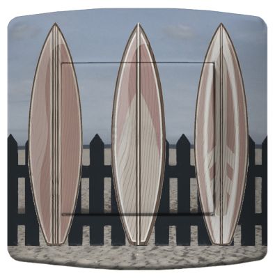 Interrupteur déco Mer / Surf-2 simple - La Maison de Gaspard