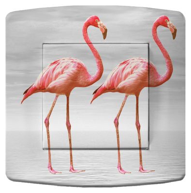 Interrupteur déco Nature / Flamants Rose simple