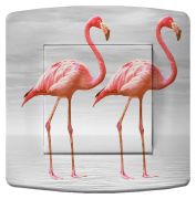Interrupteur déco Nature / Flamants Rose simple - La Maison de Gaspard