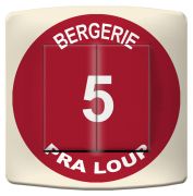 Interrupteur déco Ski / Piste Rouge double - La Maison de Gaspard