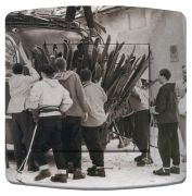 Interrupteur déco Ski / Skieurs-1 simple - La Maison de Gaspard