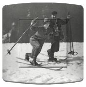 Interrupteur déco Ski / Skieurs-2 simple - La Maison de Gaspard