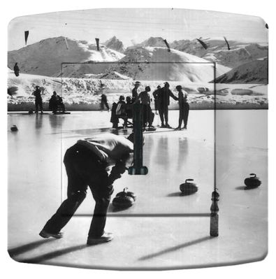 Prise déco Ski / Curling Téléphone