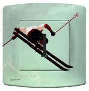 Prise déco Ski / Skieur-3 Téléphone - La Maison de Gaspard