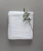 Drap de bain Soft en coton/lyocell coloris blanc 100x150