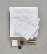 Drap de bain uni Blanc 100x150 - Sylvie Thiriez