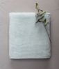 Drap de bain uni Soft en coton/lyocell coloris bleu 100x150