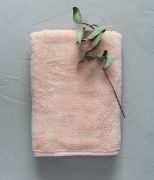 Drap de douche Soft en coton/lyocell coloris rose 70x140 - Sylvie Thiriez