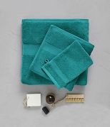Drap de douche uni Emeraude 70x140 - Sylvie Thiriez