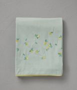 Drap de lit brodé Sorbet coton 240x310 - Sylvie Thiriez