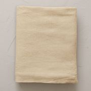 Drap de lit uni en lin stonewashed coloris beige Malt 270x310 - Sylvie Thiriez