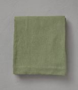 Drap de lit uni lin Vert jade 240x300 - Sylvie Thiriez