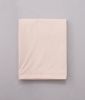 Drap de lit uni percale lavée Rose nude