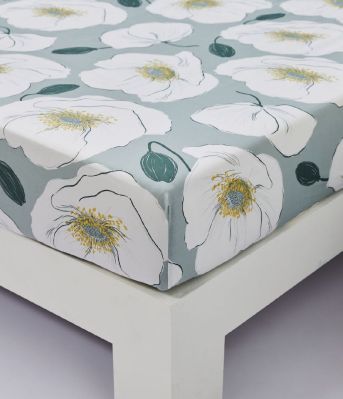 Drap housse Adèle percale 160x200 - Sylvie Thiriez