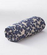 Drap housse Bloem en percale coloris bleu 160x200 - Sylvie Thiriez