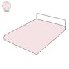 Drap housse uni Opéra coloris rose pastel percale