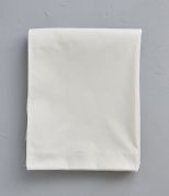 Drap plat uni coton blanc crème 270x310 - Sylvie Thiriez