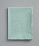 Drap plat uni coton vert fleur d'amandier 180x290 - Sylvie Thiriez