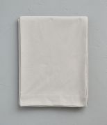 Drap plat uni en coton coloris Calcium 180x290 - Sylvie Thiriez