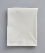 Drap plat uni en coton coloris blanc crème 180x290 - Sylvie Thiriez