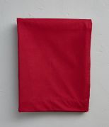 Drap plat uni en coton coloris garance 270x310 - Sylvie Thiriez