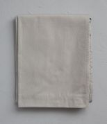 Drap plat uni en coton coloris gris Alu 180x290 - Sylvie Thiriez