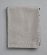 Drap plat uni en coton coloris gris alu 180x290 - Sylvie Thiriez