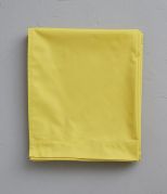 Drap plat uni en percale coloris jaune Abeille 180x290 - Sylvie Thiriez