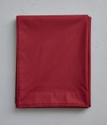 Drap plat uni percale rouge massaï 180x290 - Sylvie Thiriez