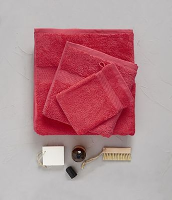 Gant de toilette uni en coton coloris Kérala 15x21 - Sylvie Thiriez