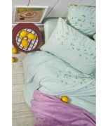 Housse de couette brodée Sorbet coton 140x200 - Sylvie Thiriez