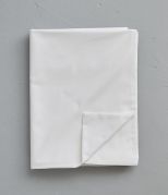Housse de couette uni en coton coloris Blanc 280x240 - Sylvie Thiriez