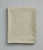 Housse de couette uni en coton coloris chamois 80x120