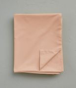 Housse de couette uni en percale coloris Rose pêche 200x200 - Sylvie Thiriez