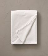 Housse de couette uni en percale lavée coloris blanc Saline 140x200 - Sylvie Thiriez