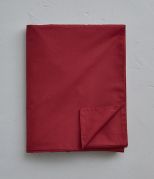 Housse de couette uni percale rouge massaï 140x200 - Sylvie Thiriez