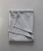 Jeté de lit Nomade coton gris Berlin 130x170 - Sylvie Thiriez