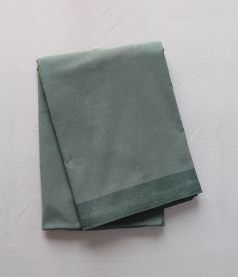 Nappe A l'improviste coton vert 170x170 - Sylvie Thiriez