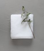 Serviette de toilette Soft en coton/lyocell coloris blanc 50x100 - Sylvie Thiriez