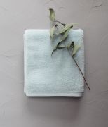 Serviette de toilette Soft en coton/lyocell coloris bleu 50x100 - Sylvie Thiriez