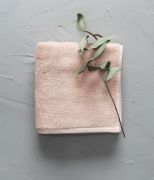 Serviette de toilette Soft en coton/lyocell coloris rose 50x100 - Sylvie Thiriez