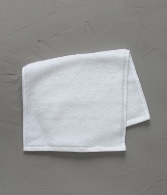 Serviette invité Soft en coton/lyocell coloris blanc 30x50 - Sylvie Thiriez