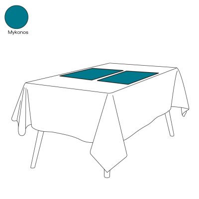 Set de table lin lavé stone washed Mykonos 30x50 - Sylvie Thiriez